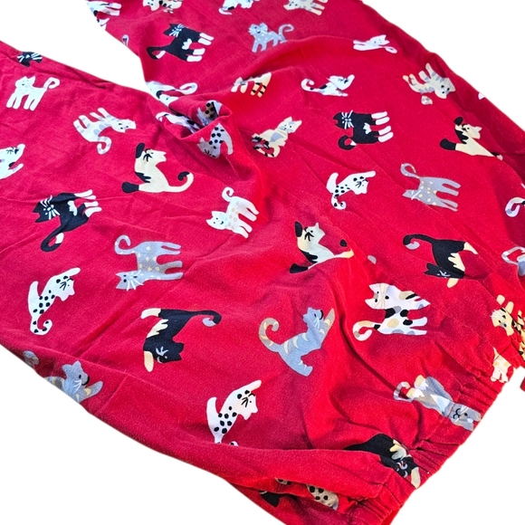 Bellepointe Cotton Pajama Set Red Button Down Sleepwear Medium ❤️ - Picture 14 of 15